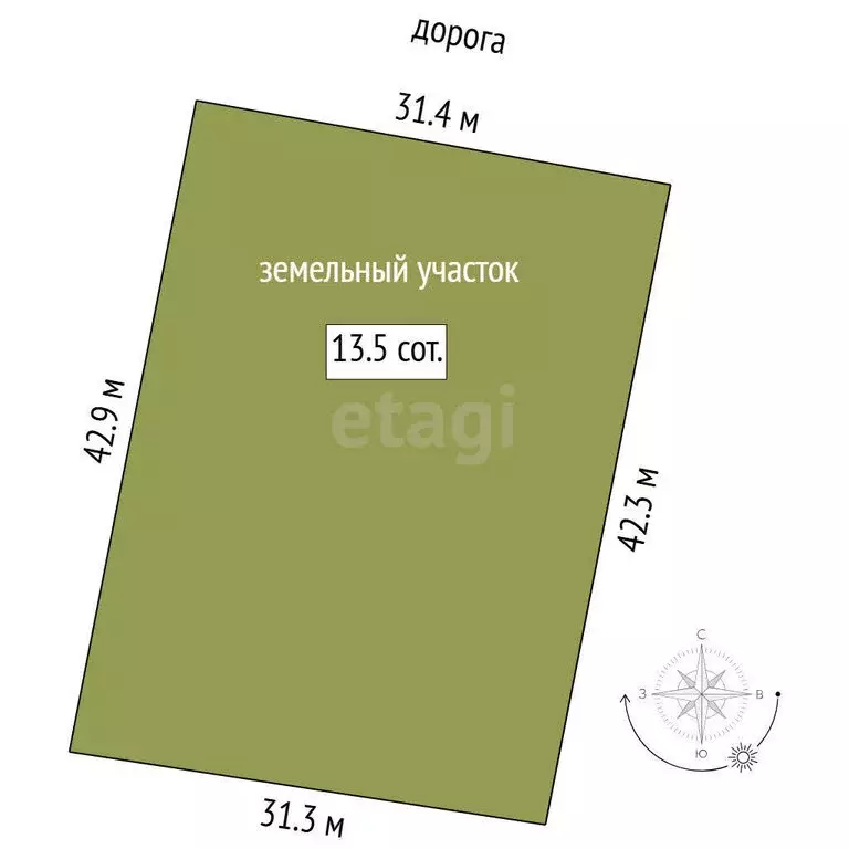 Участок в Свердловская область, посёлок городского типа Тугулым (13.47 ... - Фото 1