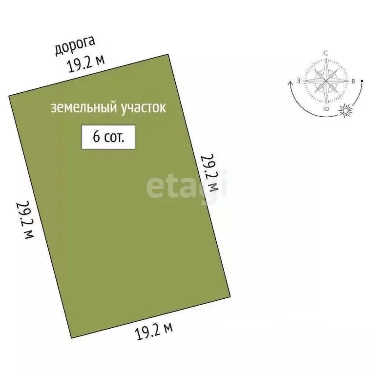 Участок в Ростовская область, Азовский район, Елизаветинское с/пос, ... - Фото 2