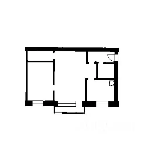 2-к кв. Московская область, Люберцы 116-й кв-л, к22 (43.0 м) - Фото 1