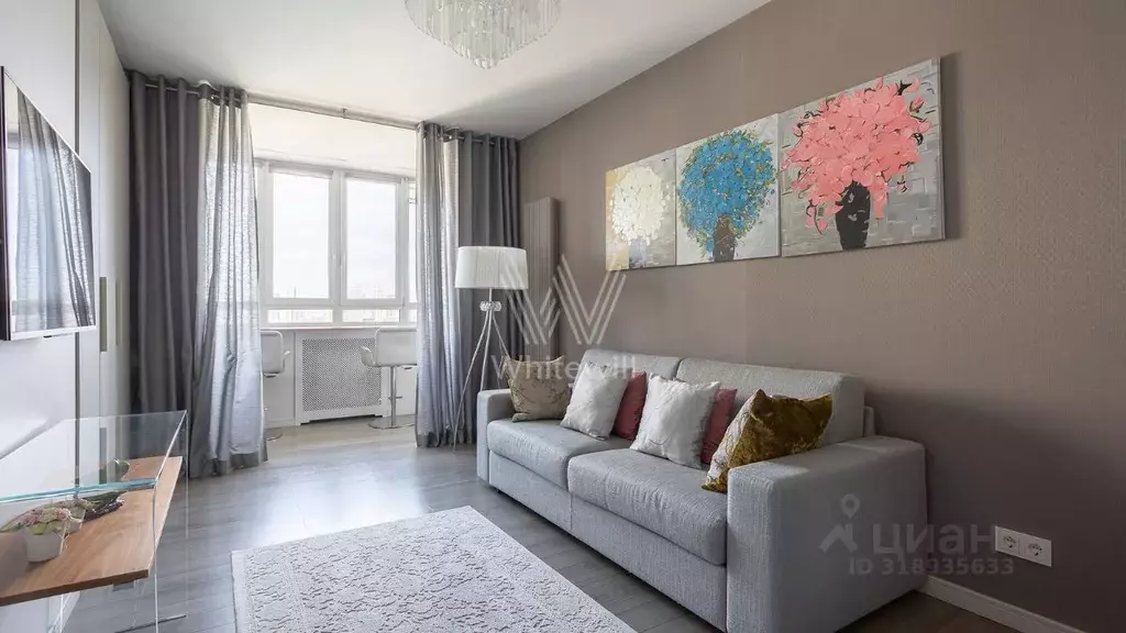 3-к кв. Москва ул. Татьянин Парк, 16к2 (96.0 м) - Фото 0