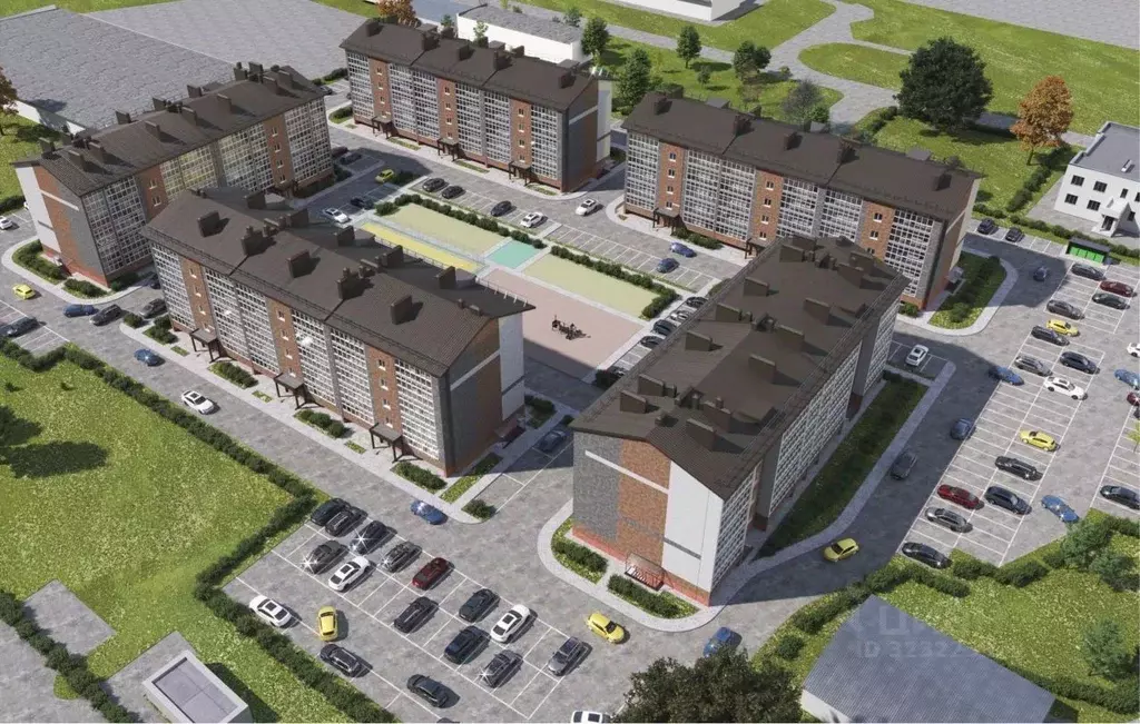 1-к кв. Татарстан, с. Пестрецы ул. Казанская, 16Б/3 (34.9 м) - Фото 2