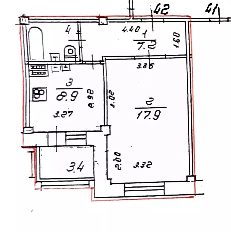 1-к кв. Санкт-Петербург Богатырский просп., 27к3 (38.1 м) - Фото 2