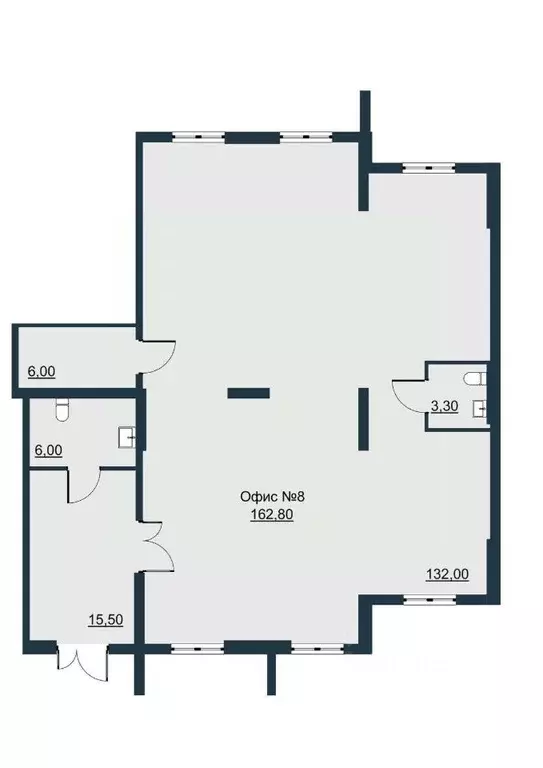 Офис в Саратовская область, Саратов ул. Имени Евгения Долгина, 5 (163 ... - Фото 2