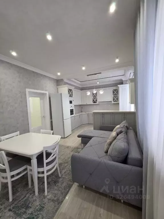 2-к кв. Кабардино-Балкария, Нальчик ул. Хужокова, 145Б (85.0 м) - Фото 1