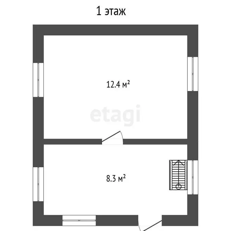 Дом в Омск, территория СОСН Омь, 1-я аллея (30 м) - Фото 1