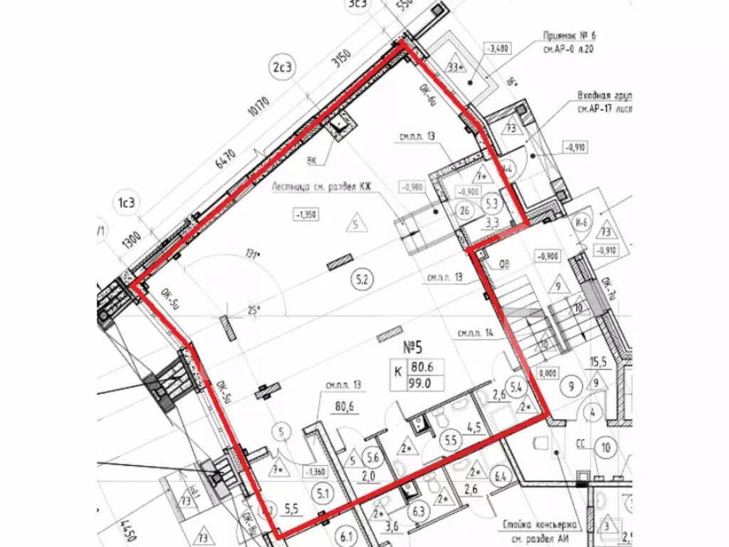 Торговая площадь в Московская область, Красногорск городской округ, с. ... - Фото 2