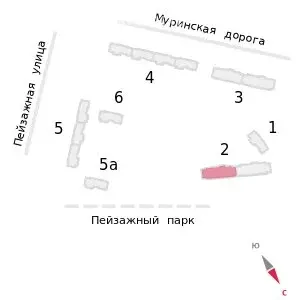 1-комнатная квартира: Санкт-Петербург, Муринская дорога (33.6 м) - Фото 1