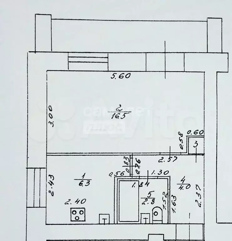 1-к. квартира, 29,9 м, 9/9 эт. - Фото 0