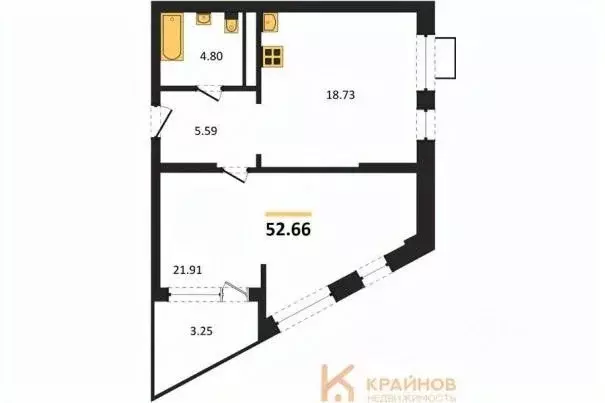 1-к кв. Воронежская область, Воронеж наб. Чуева, 7 (52.66 м) - Фото 0