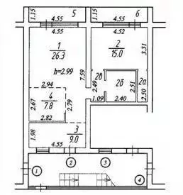 2-к кв. Иркутская область, Иркутск Ершовский мкр, 142А (68.8 м) - Фото 2