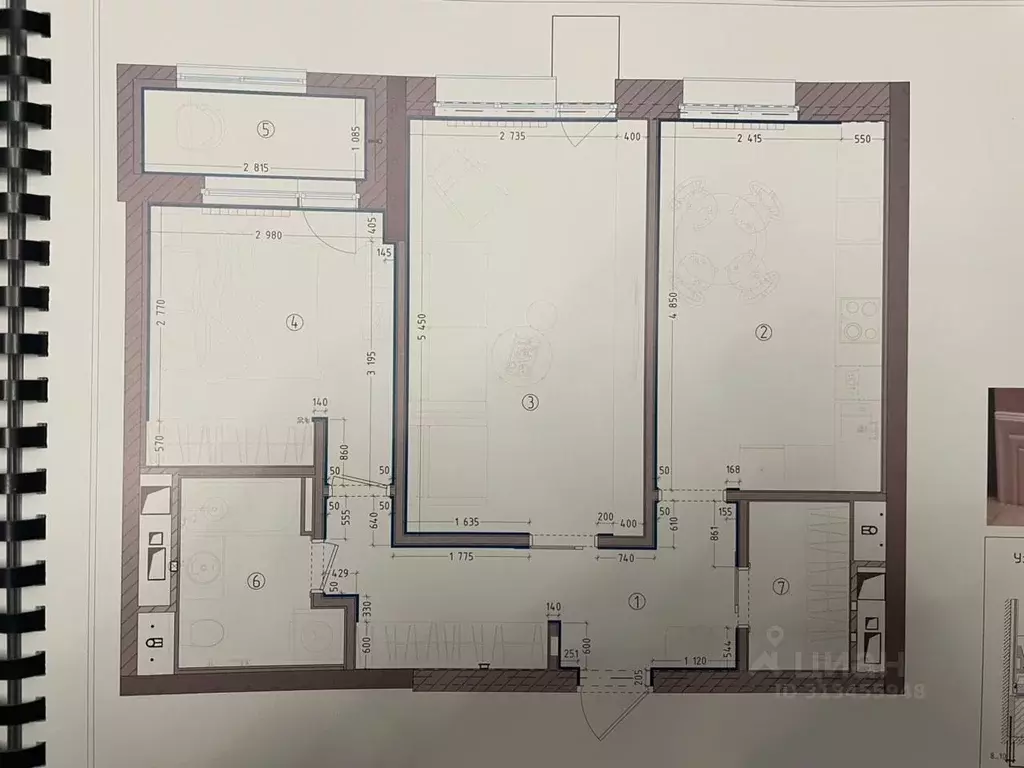 3-к кв. Москва Дмитровское ш., 107к1 (61.0 м) - Фото 1