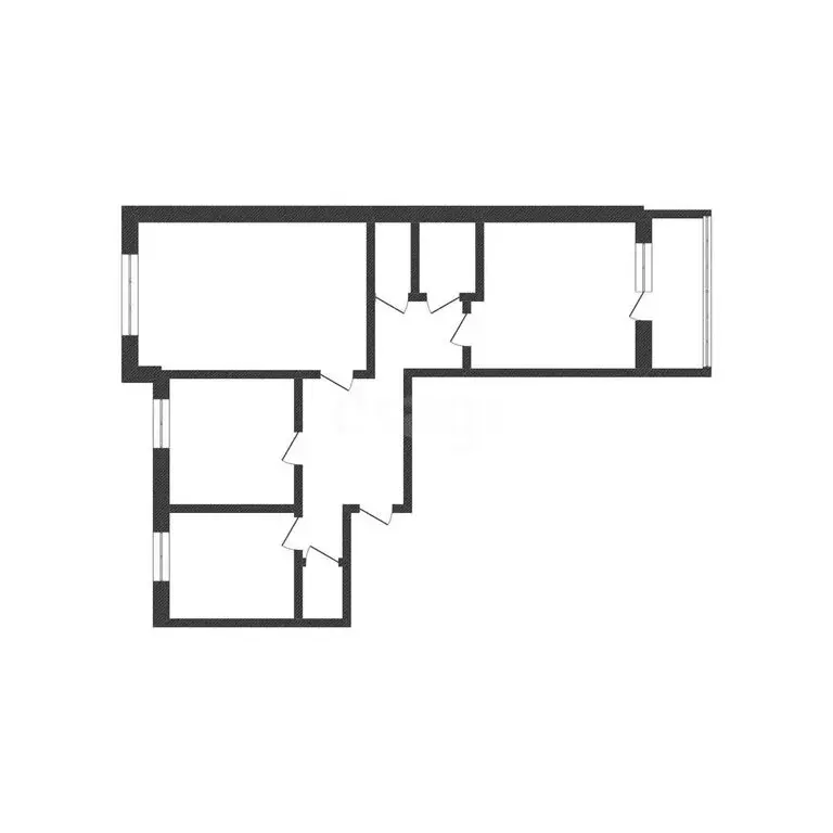 3-комнатная квартира: Курган, улица Рихарда Зорге, 15 (62 м) - Фото 1