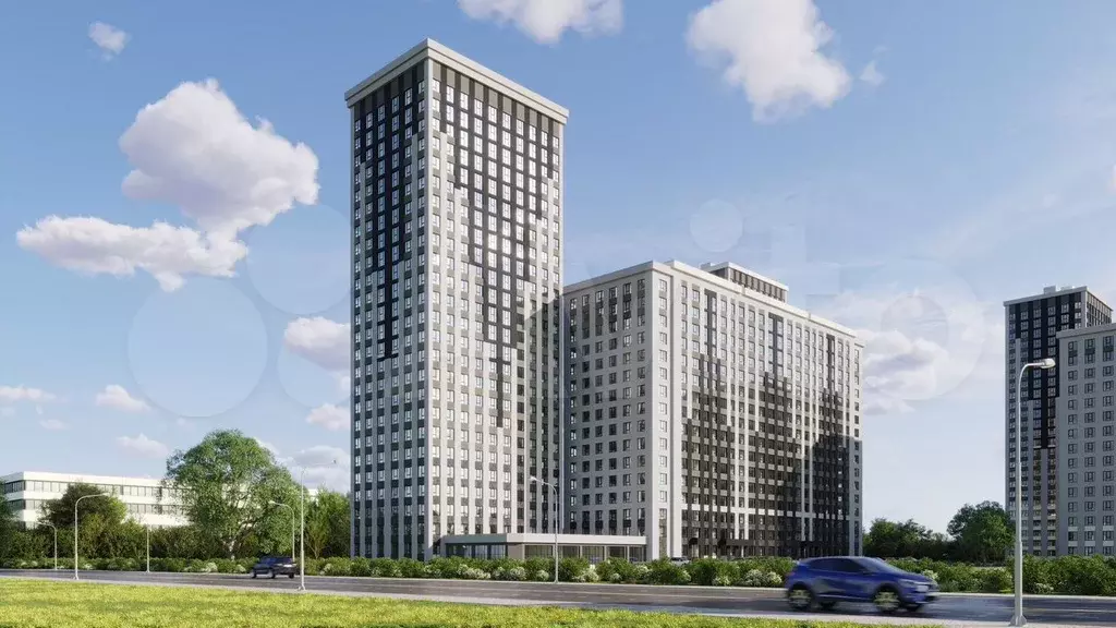 1-к. квартира, 32,9 м, 12/16 эт. - Фото 1