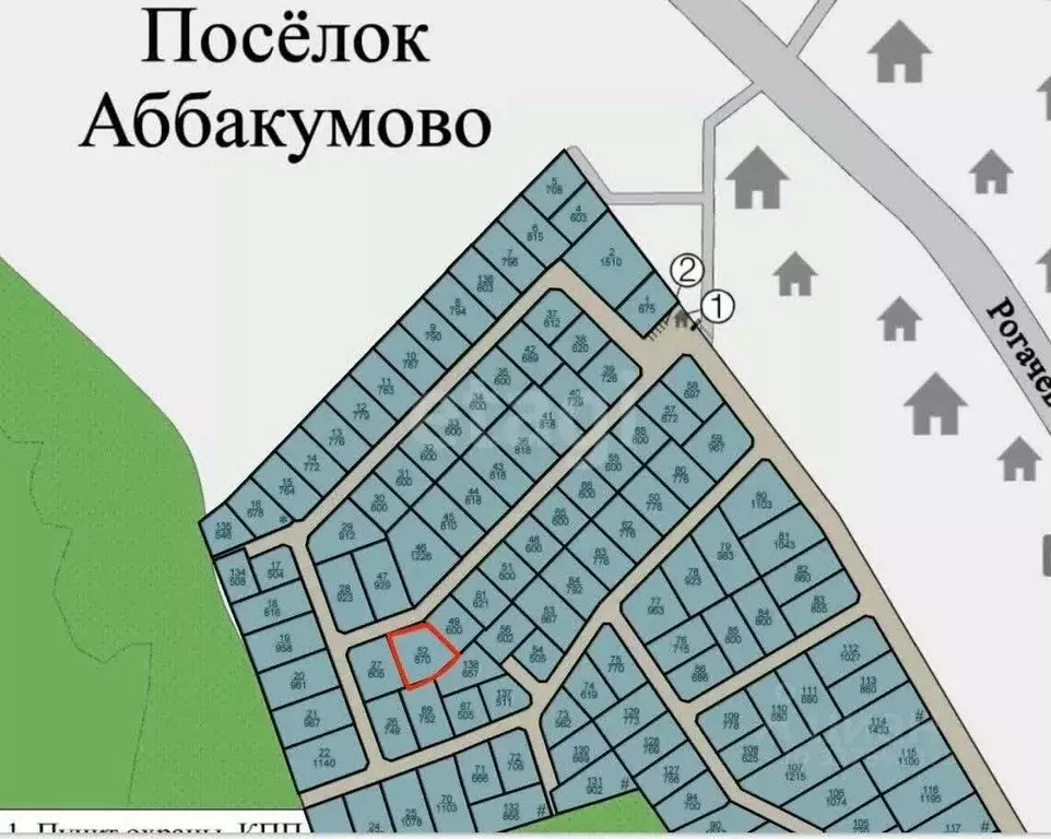 Участок в Московская область, Мытищи городской округ, д. Аббакумово, ... - Фото 2