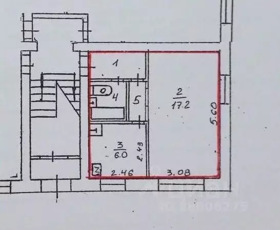 1-к кв. Московская область, Одинцово ул. Маршала Жукова, 5 (30.6 м) - Фото 2