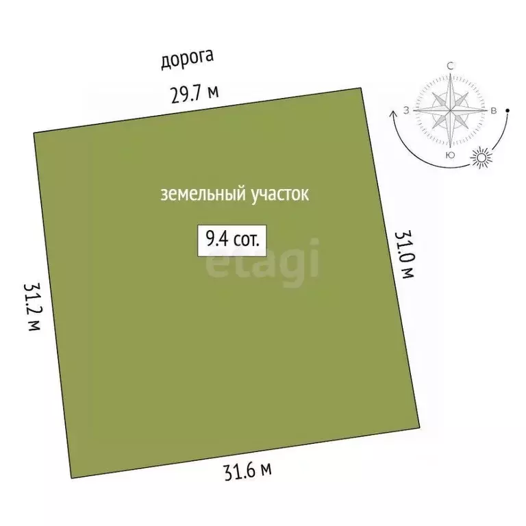 Участок в Тюменская область, Нижнетавдинский муниципальный округ, пос. ... - Фото 1