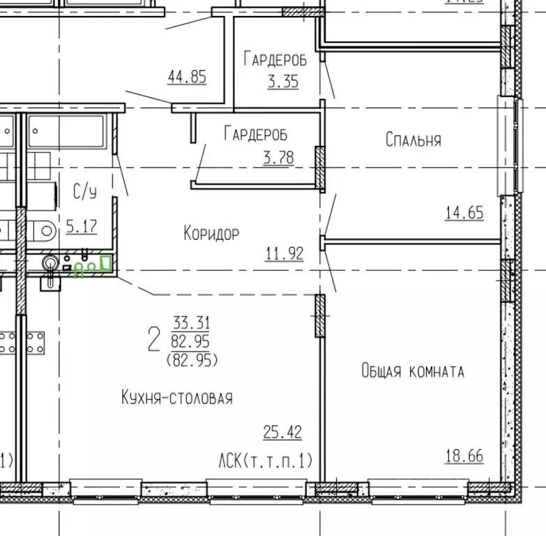 2-к кв. Воронежская область, Воронеж ул. Сергея Лазо (82.95 м) - Фото 0