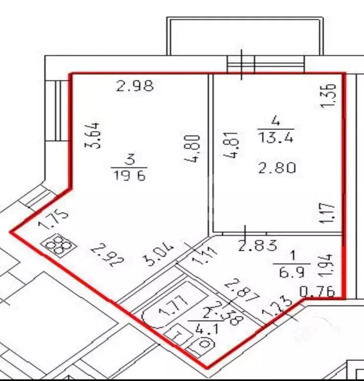 1-комнатная квартира: Ижевск, улица Архитектора П.П. Берша, 2 (44 м) - Фото 1