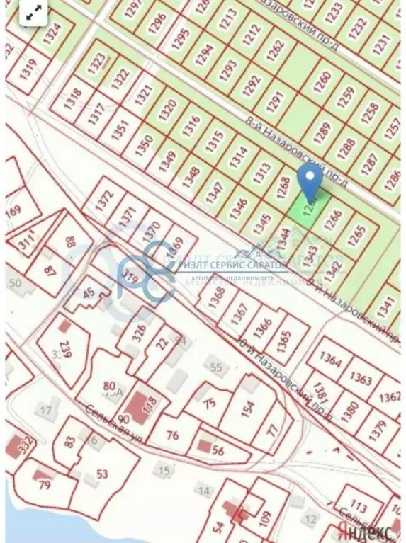 Участок в Саратовская область, Саратов проезд 8-й Назаровский (6.0 ... - Фото 2