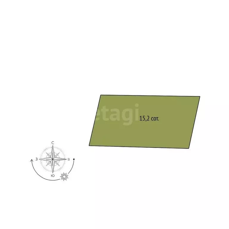 Участок в Белгород, улица Виктора Лосева (15.2 м) - Фото 1