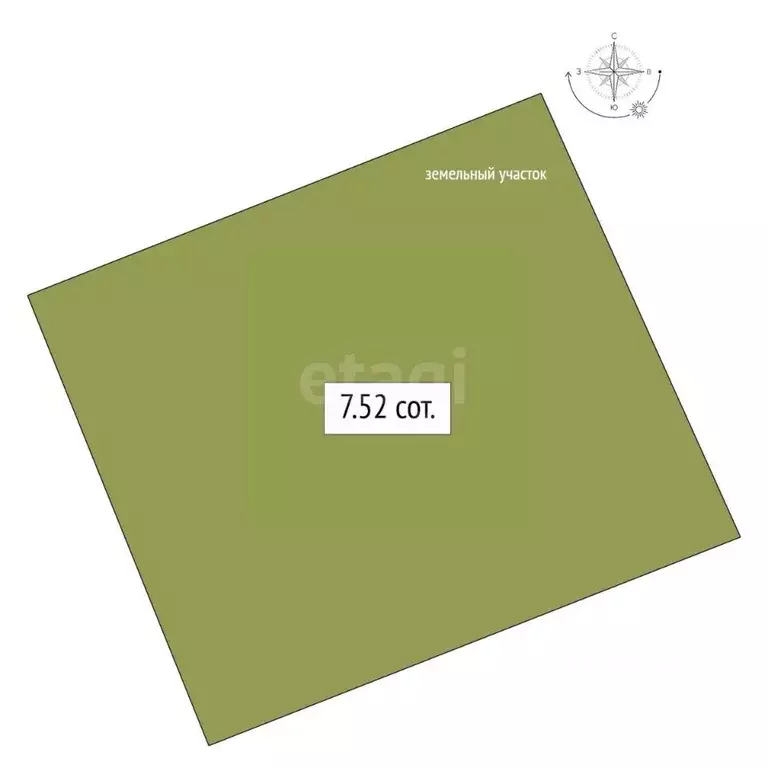 Участок в Алтай, Чемальский район, с. Куюс Стадионная ул., 4 (7.52 ... - Фото 2