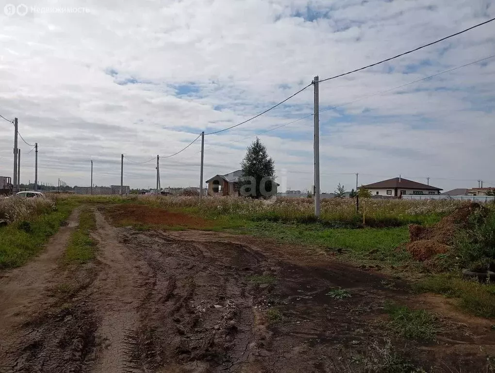 Участок в Тукаевский район, деревня Азьмушкино, микрорайон Подсолнухи, ... - Фото 1