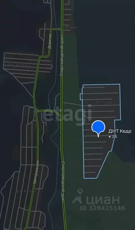 Участок в Бурятия, Тарбагатайский район, Заводское с/пос, Кедр ДНТ 352 ... - Фото 2