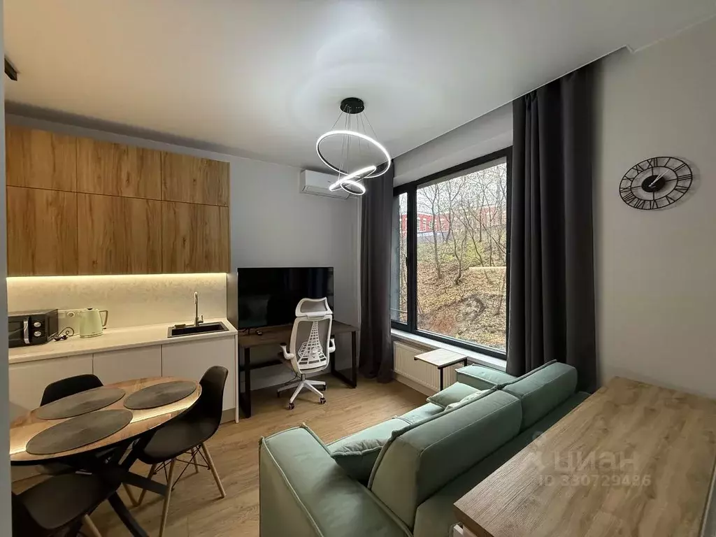 Студия Москва Новоданиловская наб., 8к3 (32.0 м) - Фото 2