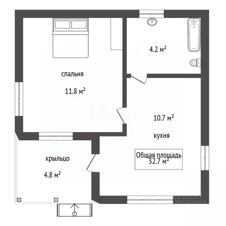 Дом в Новосибирская область, Новосибирский район, Кубовинский ... - Фото 1