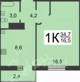 1-к кв. Нижегородская область, Нижний Новгород Мончегорский мкр, ул. ... - Фото 1