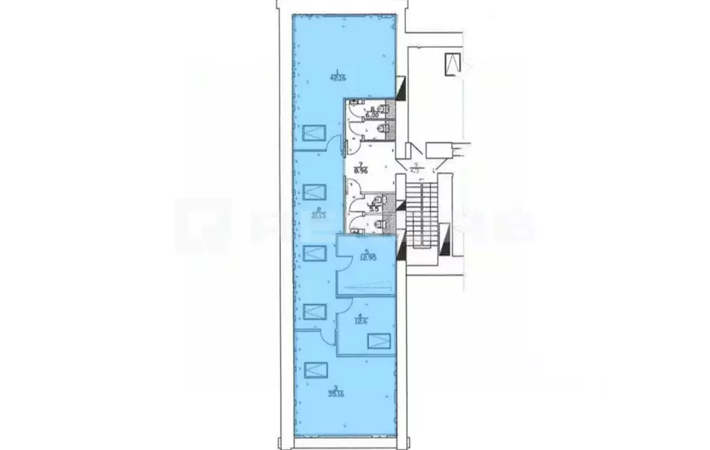 Офис в Санкт-Петербург просп. Шаумяна, 10К1 (306 м) - Фото 2