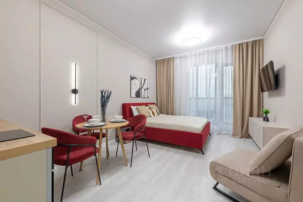 Студия Санкт-Петербург просп. Обуховской обороны, 36 (28.0 м) - Фото 1