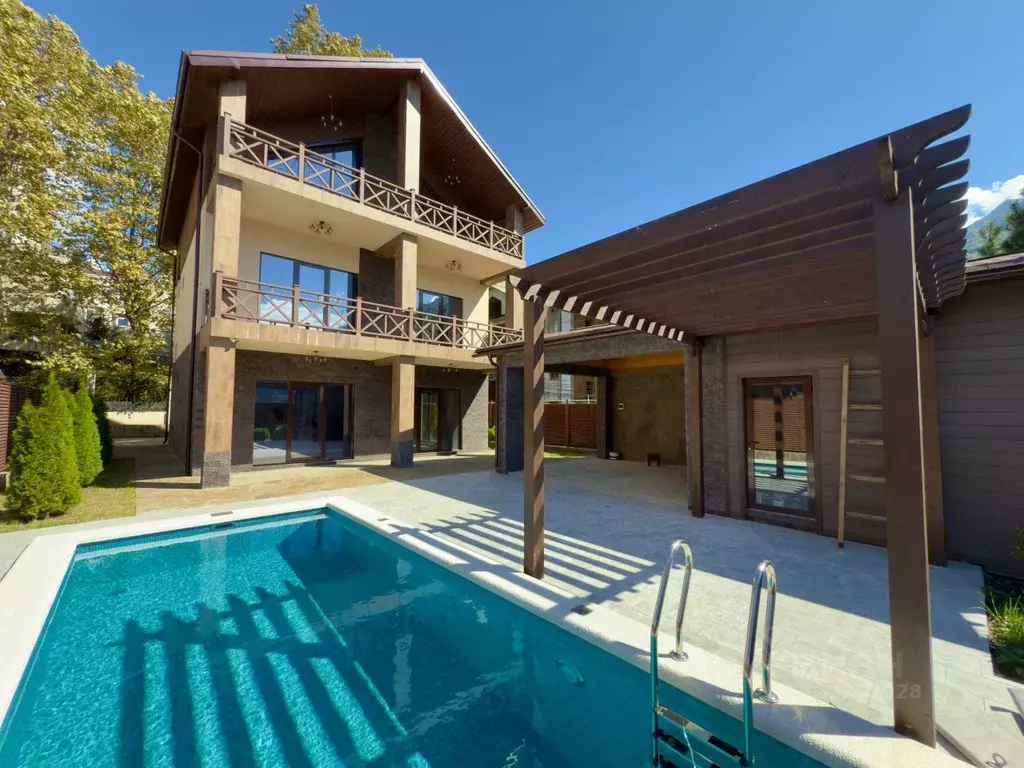 Дом в Краснодарский край, Сочи Красная Поляна пгт, ул. Вознесенская, ... - Фото 1