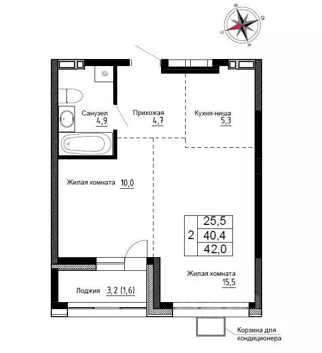 2-к кв. Приморский край, Надеждинский район, пос. Новый ул. Ленина, ... - Фото 1