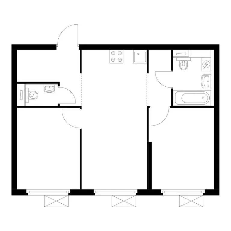 2-комнатная квартира: Москва, Северо-Восточный округ, район Отрадное, ... - Фото 1