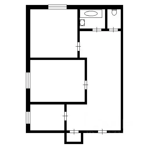 2-к кв. Орловская область, Орел ул. Бурова, 36 (52.8 м) - Фото 1