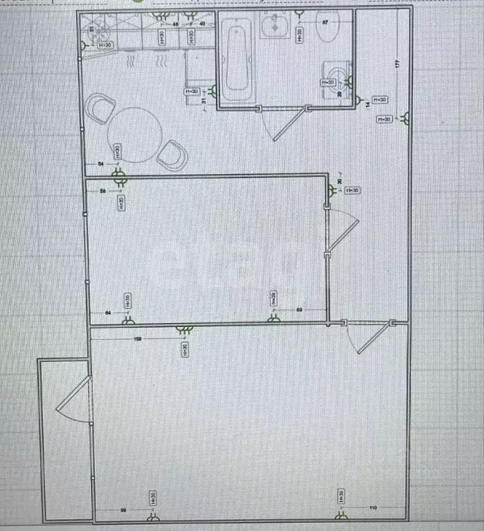 2-к кв. Воронежская область, Воронеж просп. Патриотов, 38 (46.5 м) - Фото 1