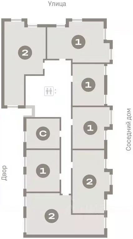 2-к кв. Новосибирская область, Новосибирский район, Краснообск рп, 3-й ... - Фото 1