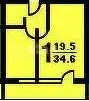 1-к. квартира, 41 м, 5/16 эт. - Фото 0
