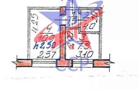 1-комнатная квартира: Стерлитамак, улица Шаймуратова, 3 (23.9 м) - Фото 2