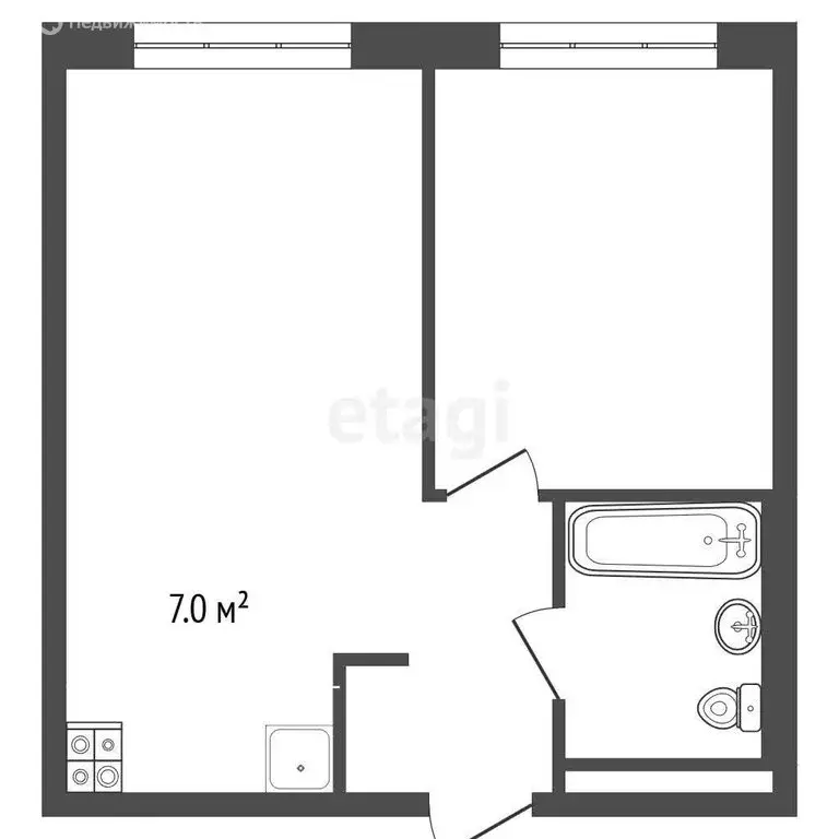 1-комнатная квартира: Ярославль, Клубная улица, 21 (36.8 м) - Фото 0