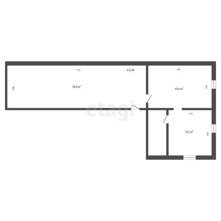 Помещение свободного назначения (171.8 м) - Фото 1