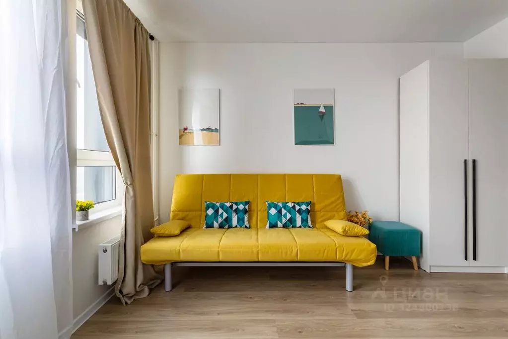 Студия Московская область, Домодедово городской округ, с. Ям ул. ... - Фото 1