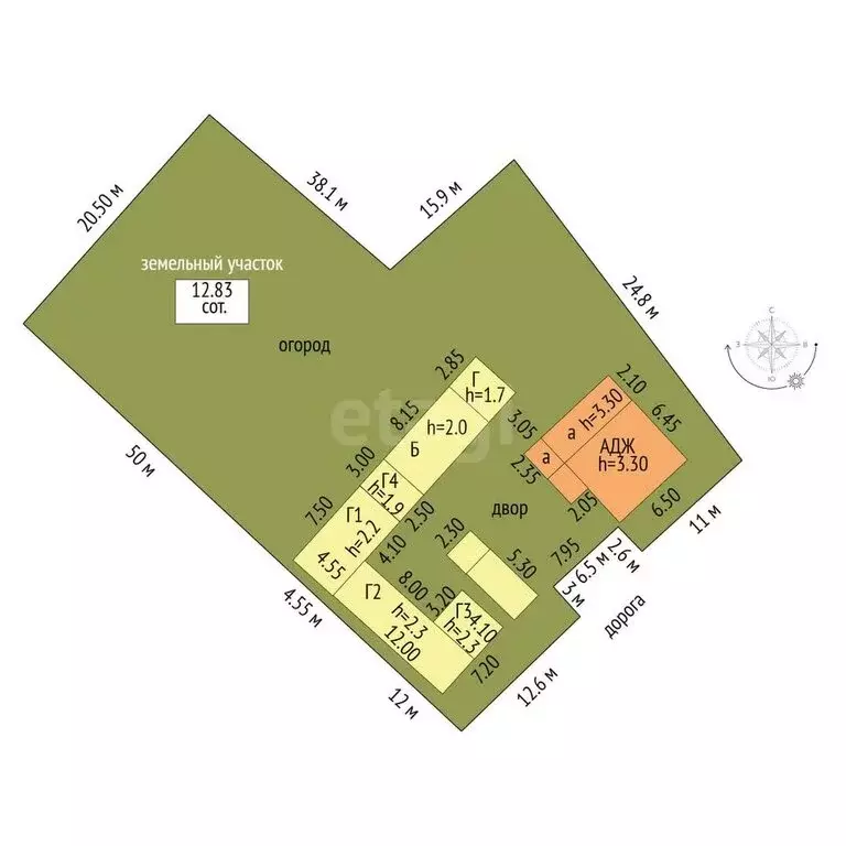 Дом в Пласт, улица Мичурина (48.7 м) - Фото 2