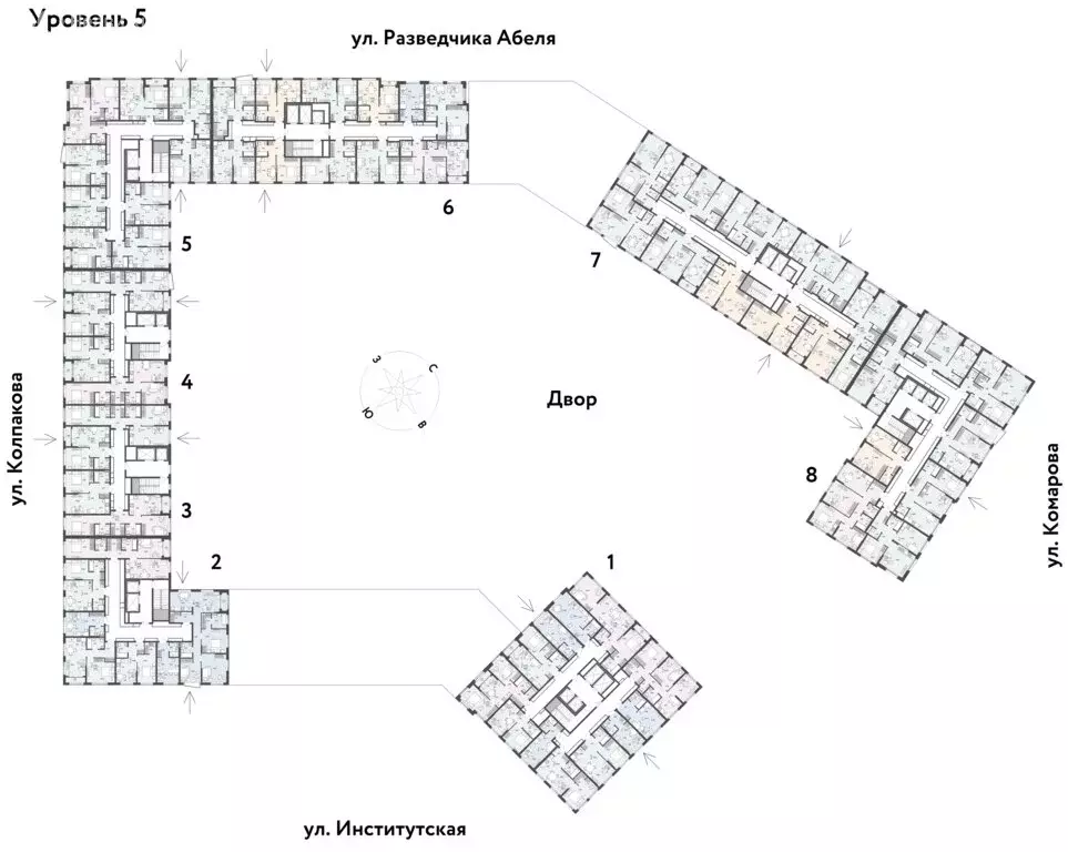 2-комнатная квартира: Мытищи, ЖК Страна.Парковая (41.73 м) - Фото 2