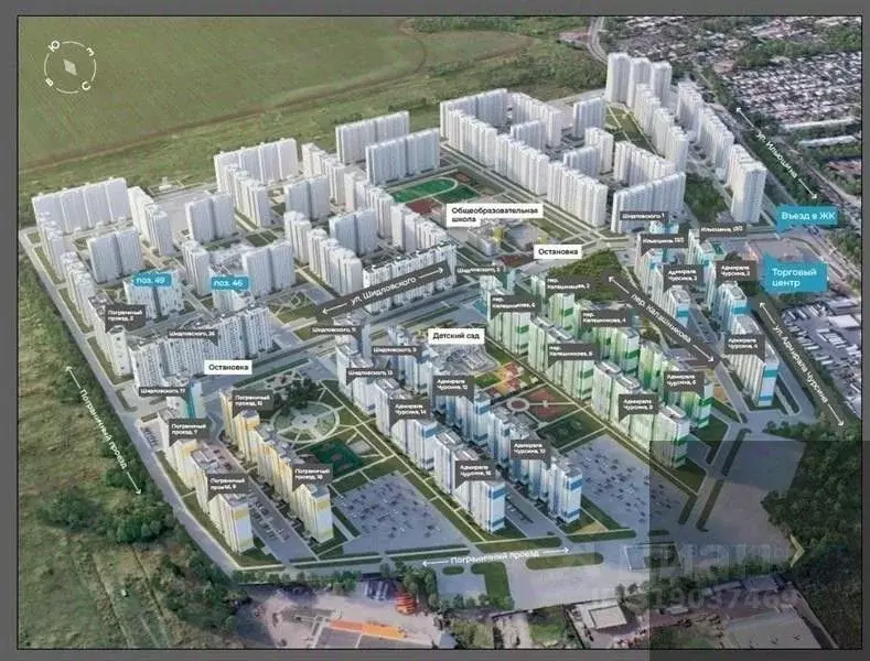 3-к кв. Воронежская область, Воронеж ул. Шидловского, 22 (75.9 м) - Фото 1