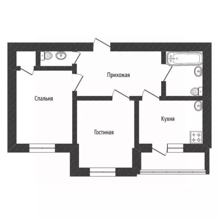 2-к кв. Смоленская область, Смоленск ул. Генерала Трошева, 8 (70.0 м) - Фото 1