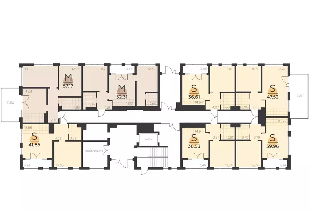 1-к кв. Тульская область, Тула  (47.52 м) - Фото 2