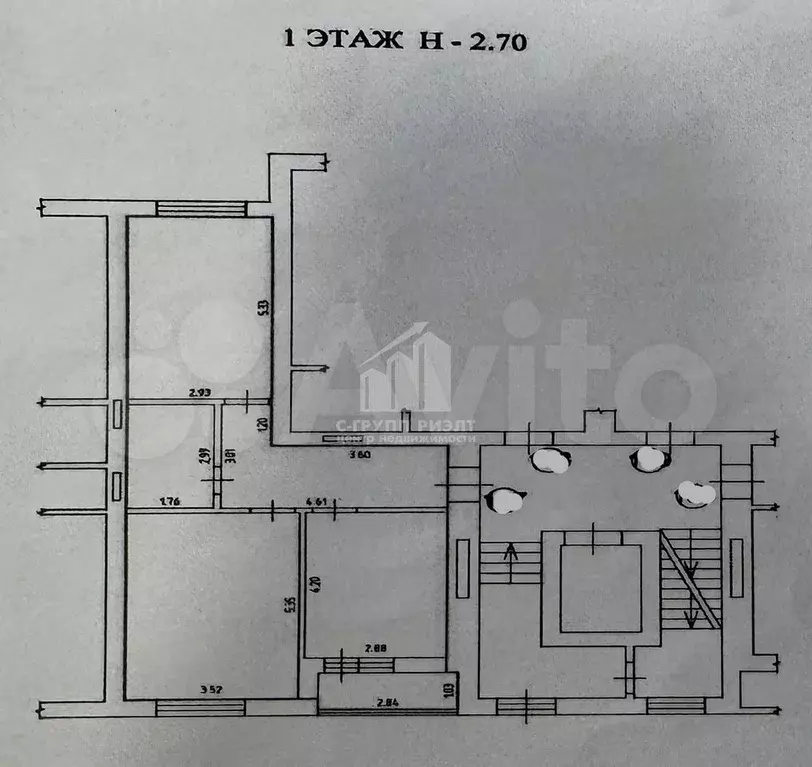 2-к. квартира, 64,5 м, 1/9 эт. - Фото 0