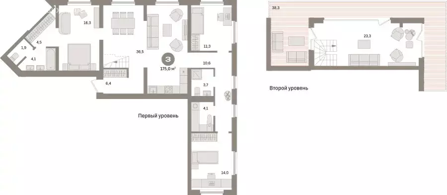 3-комнатная квартира: Екатеринбург, улица Советских Женщин (175 м) - Фото 1